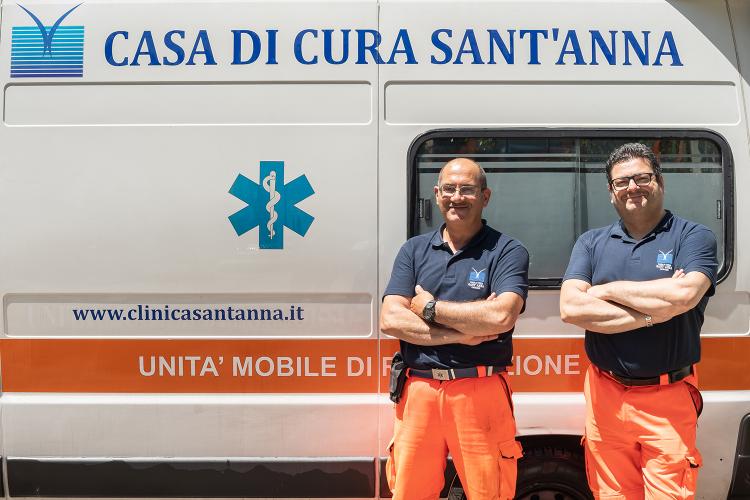 Servizio Trasporto ambulanza della Casa di Cura Sant'Anna di Cagliari